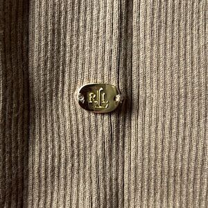 Ralph Lauren Tan Ribbed Top